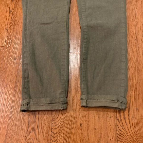 Dark green jeans with cuff - Picture 3 of 4